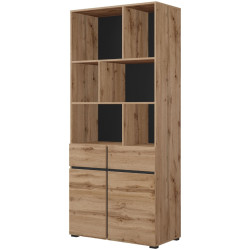 Dulap combinat Helvetia Cross 24N6MY87 (Wotan Oak/Black) Thumb