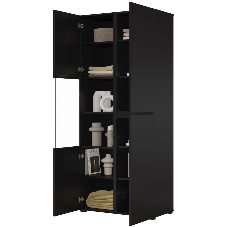 Dulap combinat Helvetia Cross 24W3MY12 (Black Onyx) - 6