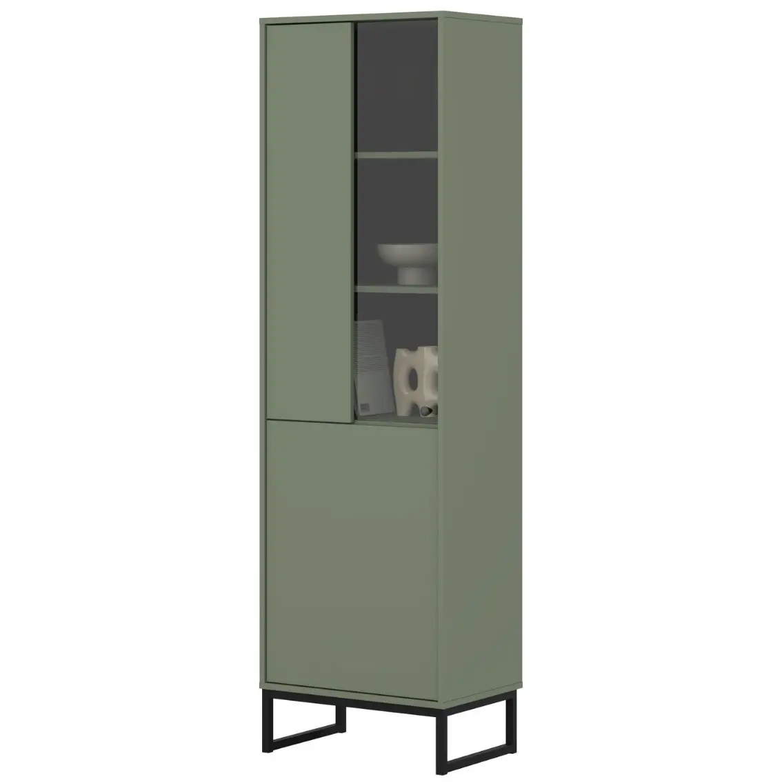 Dulap combinat Helvetia Loft 24G2OZ05 (Faded Green) - 2