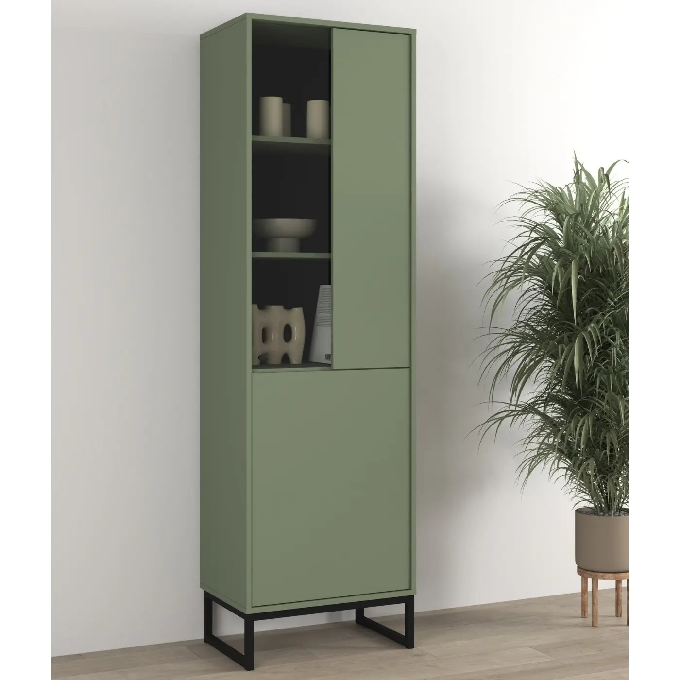 Dulap combinat Helvetia Loft 24G2OZ05 (Faded Green) - 9