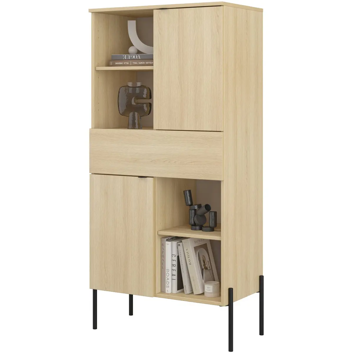 Dulap combinat Helvetia ORE 24LGOG42 (Lindberg Oak) - 3