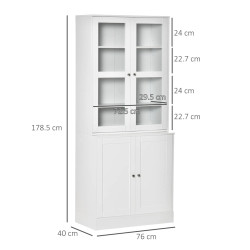Книжный шкаф Homcom 836-450 (White) Thumb