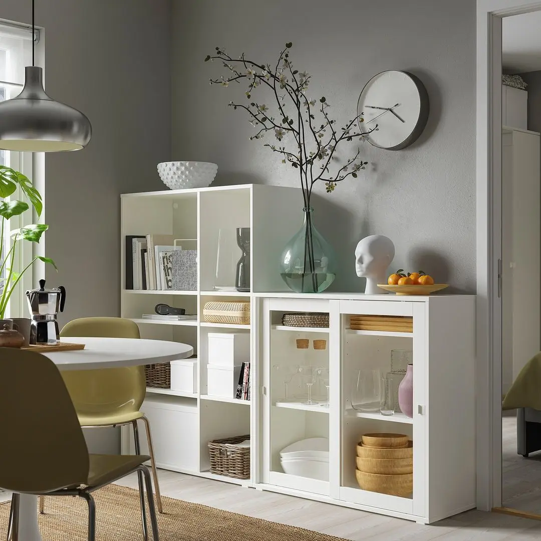 Bufet Ikea Vihals 190x37x140 (Alb)