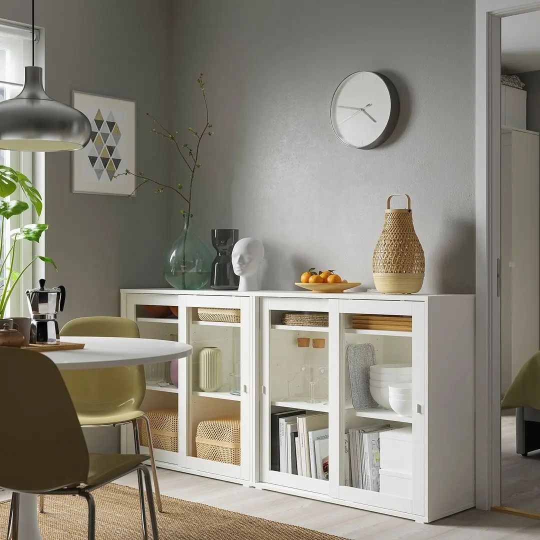 Bufet Ikea Vihals 190x37x90 (Alb)