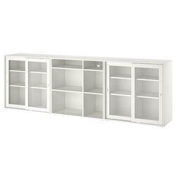 Vitrina Ikea Vihals 285x37x90 (Alb) Thumb