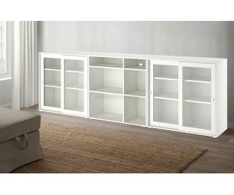 Витрина Ikea Vihals 285x37x90 (Белый)