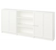 Biblioteca Ikea Billy/Oxberg 240x106 (Alb)