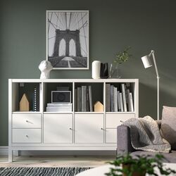 Etajera Ikea Kallax 147x94 (Alb) Thumb
