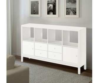 Стеллаж Ikea Kallax 147x94 (Белый)