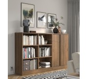 Etajera Ikea Tonstad 202x120 (Maro/Furnir Stejar Vopsit)