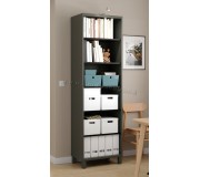 Etajera Ikea Besta 60x40x202 (Gri Inchis)