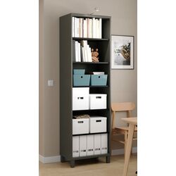 Стеллаж Ikea Besta 60x40x202 (Темно-серый)