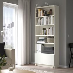 Biblioteca Ikea Billy 80x30x202 (Alb) Thumb