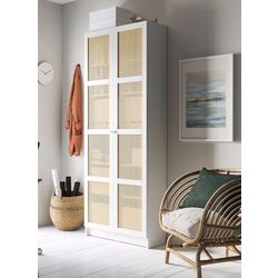 Biblioteca Ikea Billy/Hogadal usi 80x30x202 (Alb)