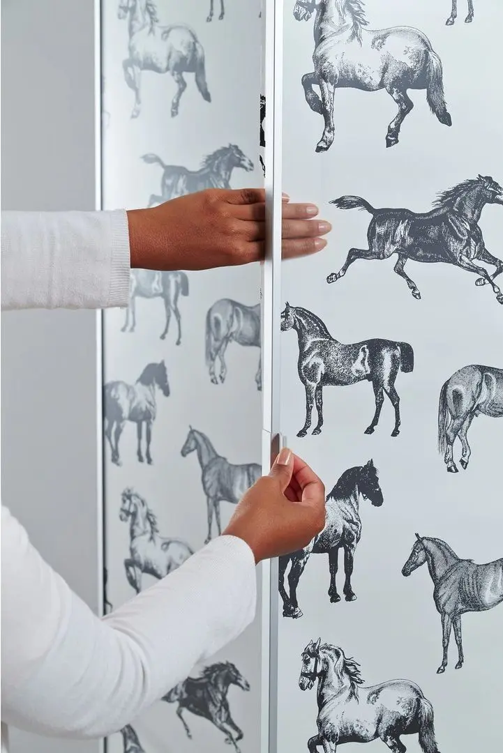 Шкаф Ikea Billy/Morliden 80x30x202 (Коричневый/Ясеневый Шпон) - 4