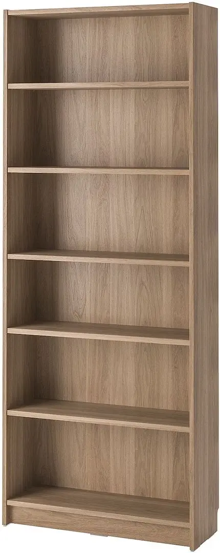 Bibliotecă Ikea Billy/Oxberg usi panou-sticla 120x30x202 (Aspect Stejar)