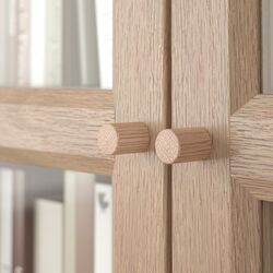 Bibliotecă Ikea Billy/Oxberg usi panou-sticla 80x30x237 (Aspect Stejar) Thumb