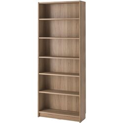 Bibliotecă Ikea Billy/Oxberg usi panou-sticla/usi sticla/unitate suplimentara 120x30x237 (Aspect Stejar) Thumb