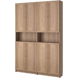 Bibliotecă Ikea Billy/Oxberg extensie inalta/usi 160x30x237 (Aspect Stejar) Thumb