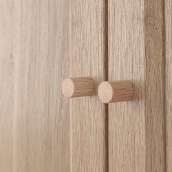 Bibliotecă Ikea Billy/Oxberg extensie inalta/usi 160x30x237 (Aspect Stejar) Thumb