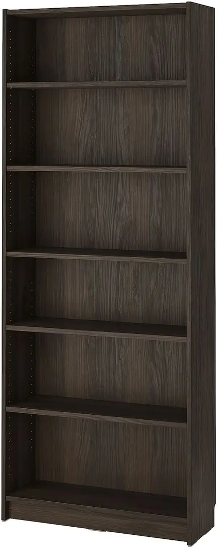 Bibliotecă Ikea Billy/Oxberg extensie inalta/usi 160x30x237 (Maro inchis Aspect Stejar)