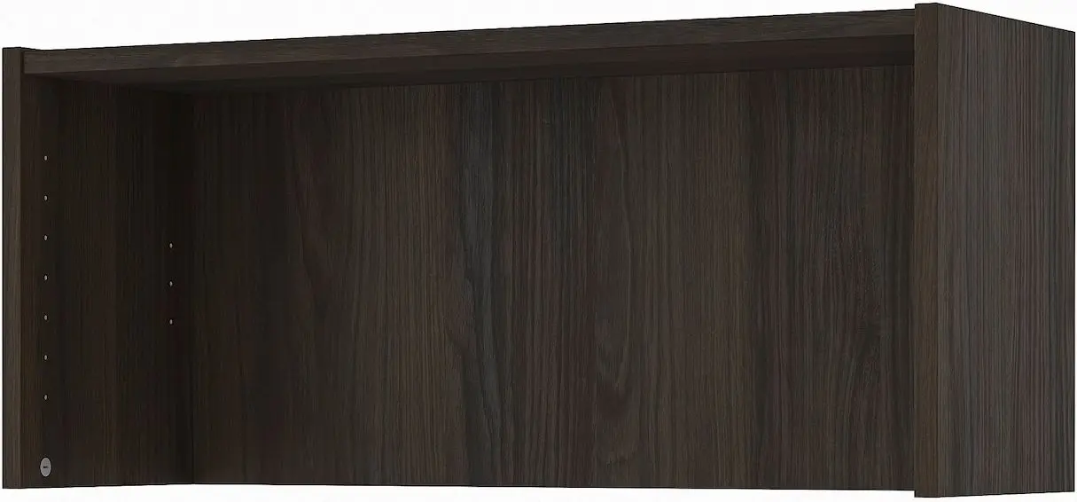 Bibliotecă Ikea Billy/Oxberg extensie inalta/usi 160x30x237 (Maro inchis Aspect Stejar)
