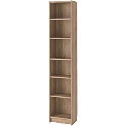 Bibliotecă Ikea Billy/Oxberg usi sticla 120x30x202 (Aspect Stejar) Thumb