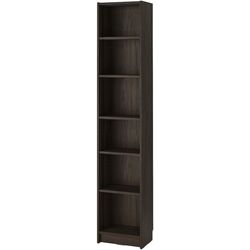 Bibliotecă Ikea Billy/Oxberg usi sticla 120x30x202 (Maro inchis Aspect Stejar) Thumb