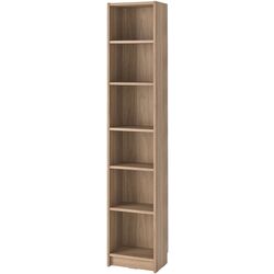 Bibliotecă Ikea Billy/Oxberg usi sticla 40x30x202 (Aspect Stejar) Thumb