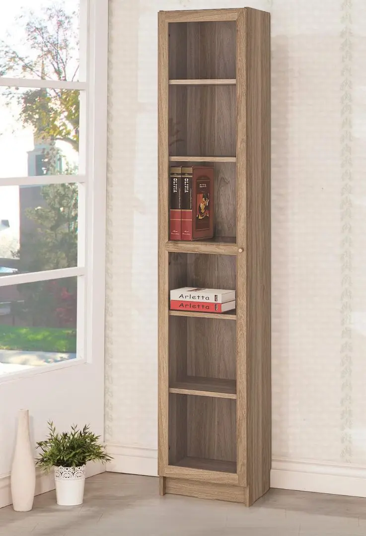 Bibliotecă Ikea Billy/Oxberg usi sticla 40x30x202 (Aspect Stejar)