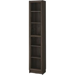 Bibliotecă Ikea Billy/Oxberg usi sticla 40x30x202 (Maro inchis Aspect Stejar) Thumb