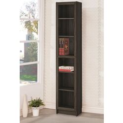 Книжный шкаф Ikea Billy/Oxberg стеклянные дверцы 40x30x202 (Имитация Тёмно-коричневого Дуба)