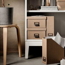 Etajera Ikea Idanas 81x39x211 (Alb) Thumb