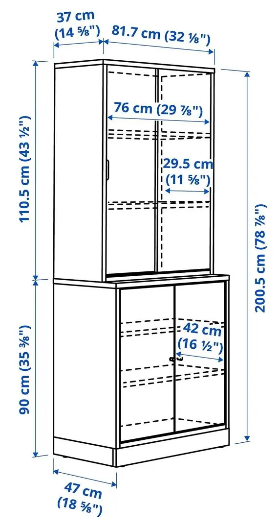 Biblioteca Ikea Tonstad 82x201 (Furnir Stejar)