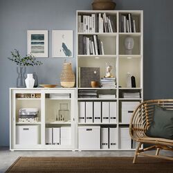 Etajera Ikea Vihals 190x37x200 (Alb)