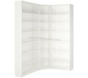 Etajera coltar Ikea Billy 136/136x28x237 (Alb)