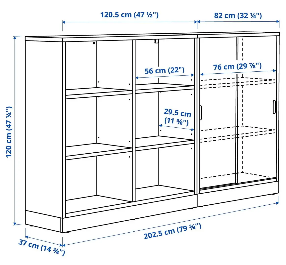 Etajera Ikea Tonstad 202x120 (Furnir Stejar)