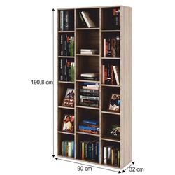 Книжный стеллаж Tempo Kondela Dunaj Typ 13 (Sonoma Oak) Thumb