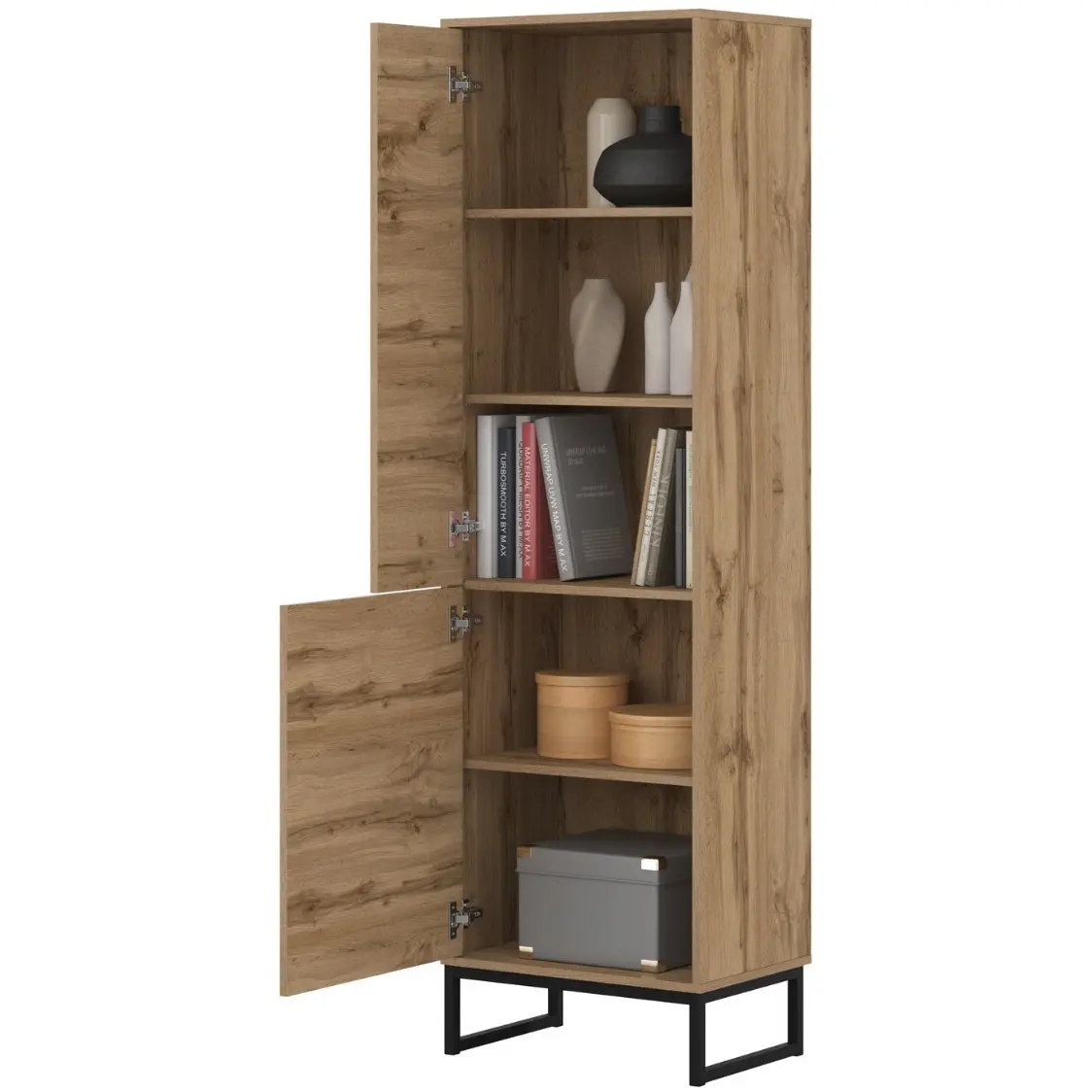 Комбинированный шкаф Helvetia Loft 24N0OZ88 (Wotan Oak) - 9
