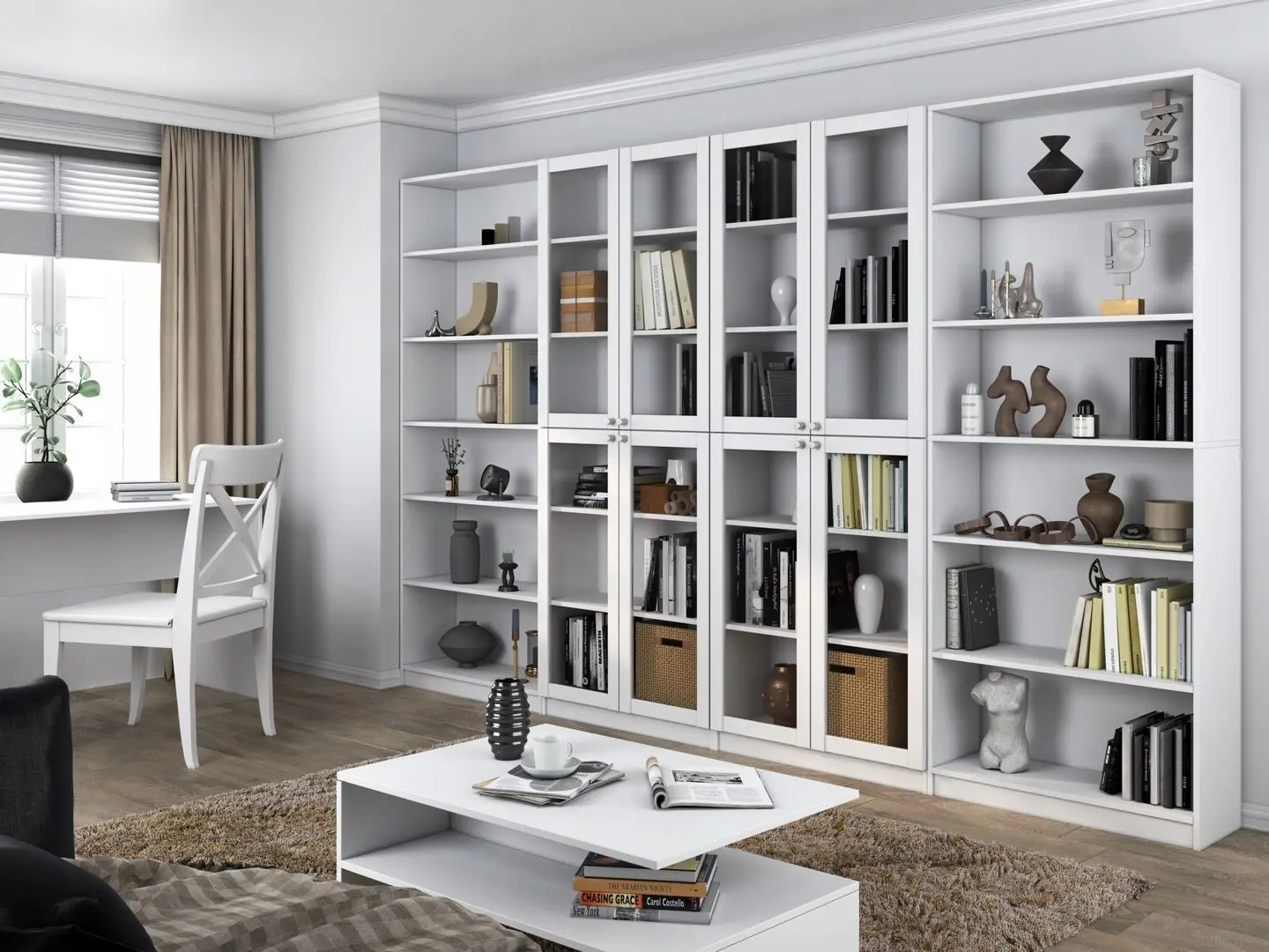 Biblioteca TopEshop Pafos 4D (White) - 5