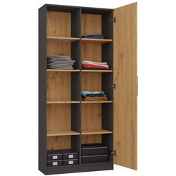 Etajera TopEshop RD-80 (Anthracite/Artisan Oak) Thumb