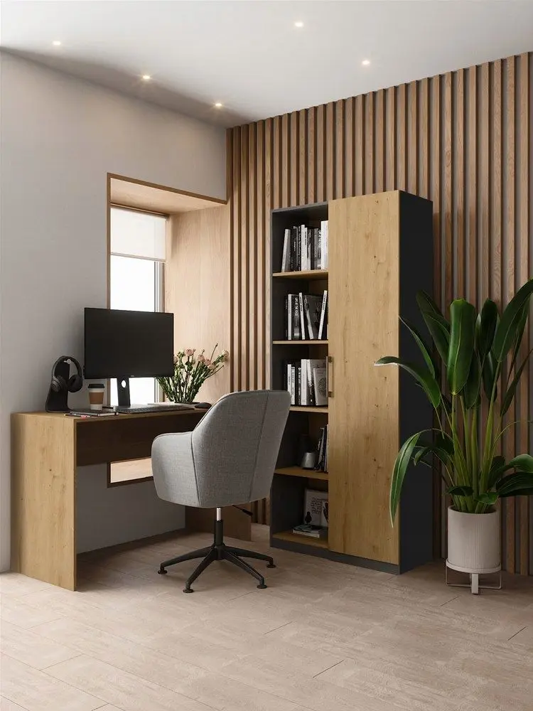 Etajera TopEshop RD-80 (Anthracite/Artisan Oak)