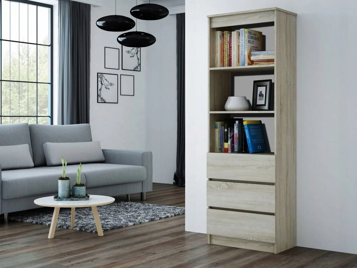 Etajera TopEshop RS-60 (Sonoma Oak)