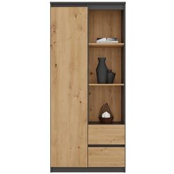 Etajera TopEshop RS-80 Bily (Anthracite/Artisan Oak) Thumb