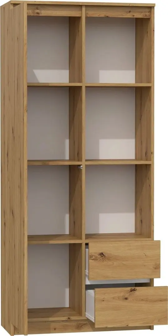 Etajera TopEshop RS-80 Bily (Artisan Oak)