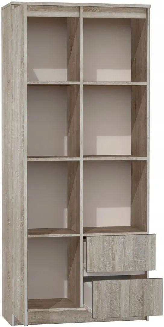 Etajera TopEshop RS-80 Bily (Sonoma Oak)