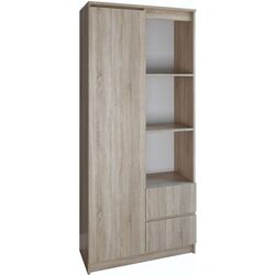 Etajera TopEshop RS-80 Bily (Sonoma Oak)