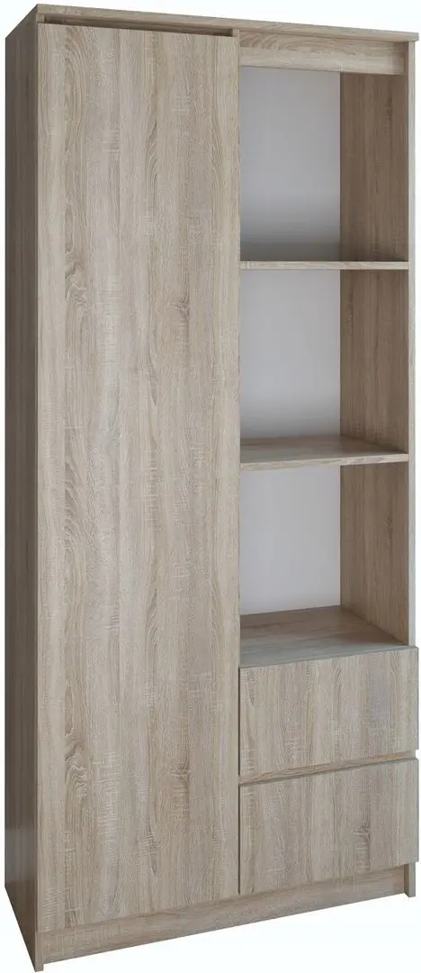 Etajera TopEshop RS-80 Bily (Sonoma Oak)