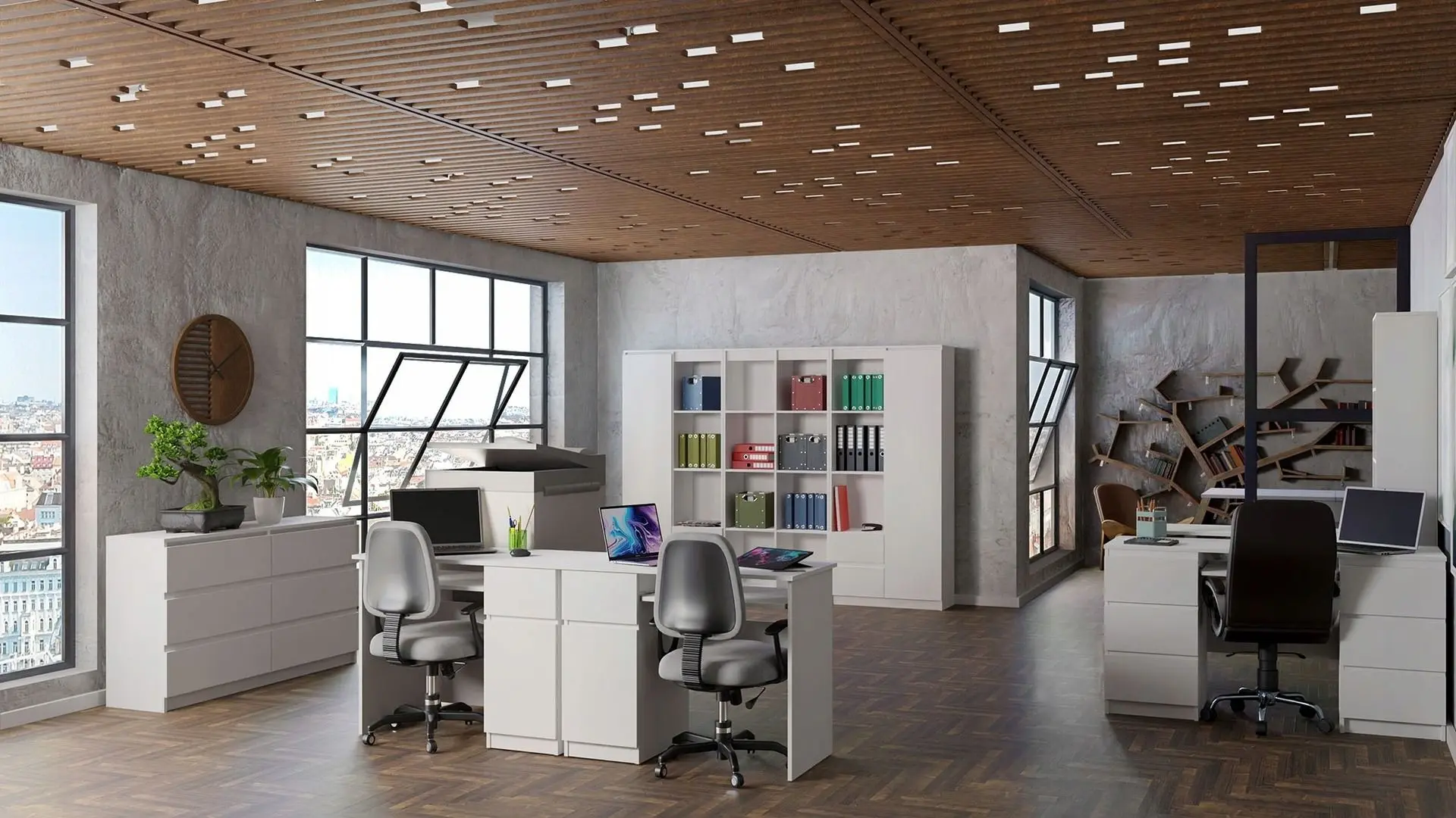 Etajera TopEshop RS-80 Bily (White Matt)