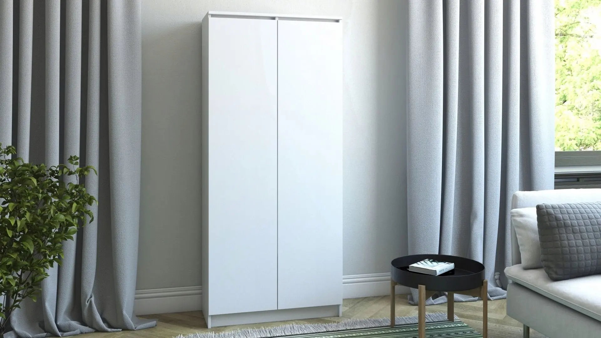 Книжный шкаф TopEshop RS-80 Hemn (White Matt) - 2